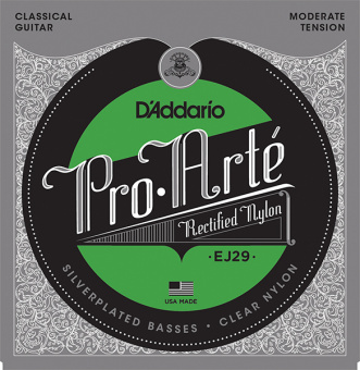 EJ29 CLASSIC Струны для классической гитары нейлоновые Moderate D`Addario от магазина Соло в Иркутске