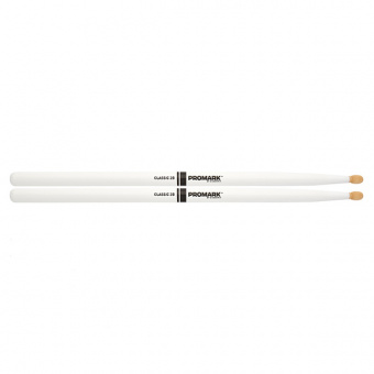 TX2BW-WHITE 2B Барабанные палочки, белые, орех гикори, деревянный наконечник, ProMark от магазина Соло в Иркутске