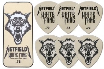 PH122T.73 White Fang Медиаторы в коробочке, 6шт, толщина 0,73мм, Dunlop от магазина Соло в Иркутске