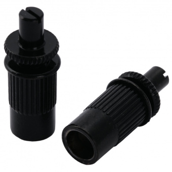 MX2209BK Опоры бриджа Tune-O-Matic Nashville, 2шт, черные, Musiclily от магазина Соло в Иркутске