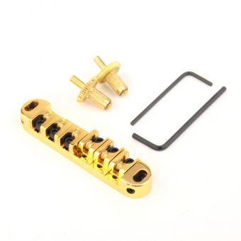 MX1005GD Бридж Tune-O-Matic роликовый, LP Style, золото, Musiclily от магазина Соло в Иркутске