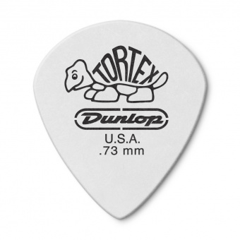 478R.73 Tortex White Jazz III Медиаторы 72шт, толщина 0,73мм, Dunlop от магазина Соло в Иркутске