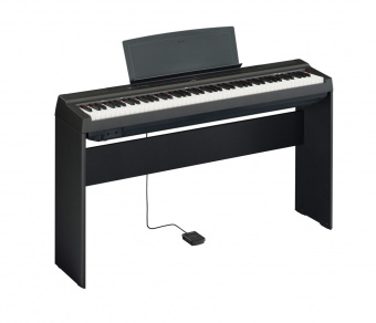 P-125B Цифровое пианино, со стойкой и педалью, черное, Yamaha от магазина Соло в Иркутске