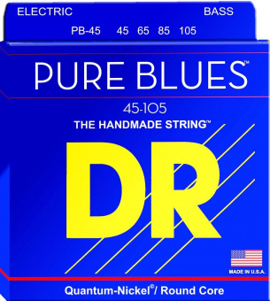 PB-45 Pure Blues Комплект струн для бас-гитары, никель, Medium, 45-105, DR от магазина Соло в Иркутске