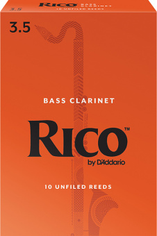 REA1035 Rico Трости для кларнета бас, размер 3.5, 10шт, Rico от магазина Соло в Иркутске
