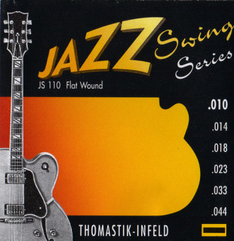 JS110 Jazz Swing Комплект струн для акустической гитары, Еxtra Light, сталь/никель, 10-44, Thomastik от магазина Соло в Иркутске