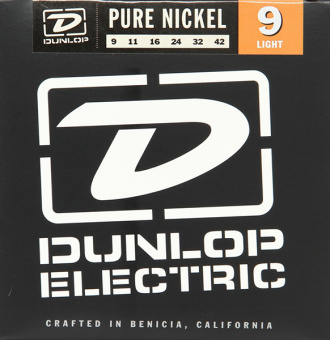 DEK0942 Pure Nickel Комплект струн для электрогитары, никель, Light, 9-42, Dunlop от магазина Соло в Иркутске