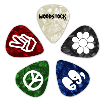 1CAC4-10WS Woodstock Медиаторы, 10шт, средние, Planet Waves от магазина Соло в Иркутске