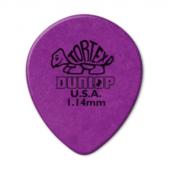 413R1.14 Tortex Teardrop Медиаторы 72шт, капля, толщина 1,14мм, Dunlop от магазина Соло в Иркутске