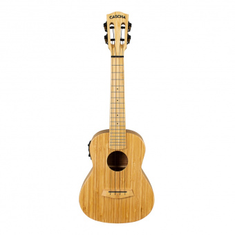 HH-2313E Bamboo Series Укулеле концертный со звукоснимателем, с чехлом, цвет натуральный, Cascha от магазина Соло в Иркутске