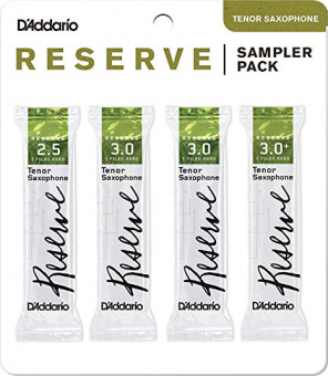 DRS-K25 Reserve Набор тростей для саксофона тенор, размер 2.5-3.0+, 4шт, Rico от магазина Соло в Иркутске