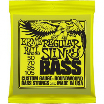 P02832 Regular Slinky Bass Комплект струн для бас-гитары, 50-105, никель, Ernie Ball от магазина Соло в Иркутске