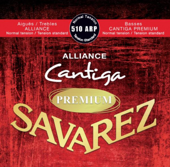 510ARP Alliance Cantiga Premium Комплект струн для классической гитары, норм. натяжение, Savarez от магазина Соло в Иркутске
