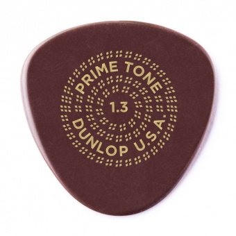 515R1.3 Primetone Медиаторы 12шт, толщина 1,3мм, скругленные, гладкие, Dunlop от магазина Соло в Иркутске