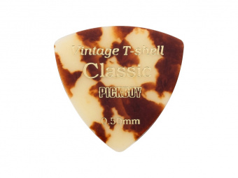 GP-54/05 Celluloid Vintage Classic T-Shell Медиаторы 50шт, толщина 0.50мм, Pickboy от магазина Соло в Иркутске