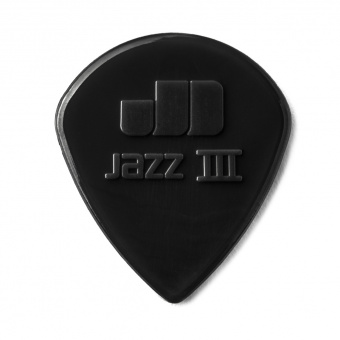 47R3S Jazz III Медиаторы, 24шт, острый кончик, нейлон, черные, Dunlop от магазина Соло в Иркутске