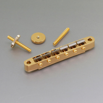 Ti104B-GG Бридж (струнодержатель), золото, Gotoh от магазина Соло в Иркутске