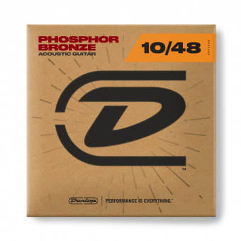 DAP1048 Комплект струн для акустической гитары, фосф.бронза, Extra Light, 10-48, Dunlop от магазина Соло в Иркутске