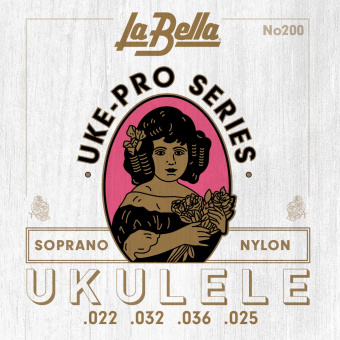 200 Uke-Pro Комплект струн для укулеле сопрано, La Bella от магазина Соло в Иркутске