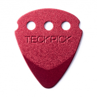 467R.RED TeckPick Медиаторы 12шт, алюминий, красные, Dunlop от магазина Соло в Иркутске