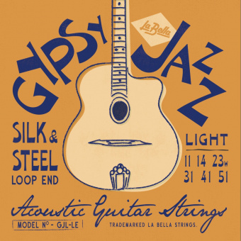 GJL-LE Gypsy Jazz Silk & Steel Компект струн для акустической гитары 11-51 LaBella от магазина Соло в Иркутске