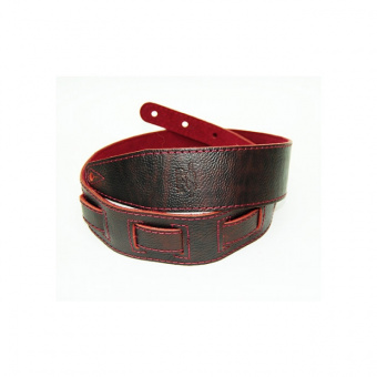 FL60005L21L Leather 21 Ремень для гитары, кожаный, бордо, Fidel от магазина Соло в Иркутске