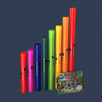 BWDG Boomwhackers Музыкальные трубки, диатонический набор 8 нот, Boomwhackers от магазина Соло в Иркутске