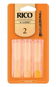 RCA0320 Rico Трости для кларнета Bb, размер 2.0, 3шт, Rico от магазина Соло в Иркутске