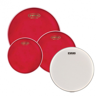 EPP-HRUV1-S Hydraulic Red Standard Набор пластиков для малого и том барабана (12, 13, 16)+14", Evans от магазина Соло в Иркутске