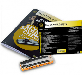 40020 Soundcheck Vol.1 STEEL - Blues Beginner Pack Губная гармошка +буклет (без CD), Seydel Sohne от магазина Соло в Иркутске