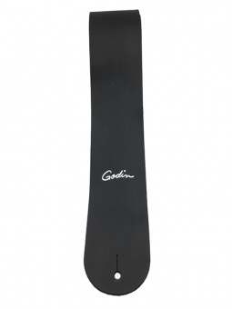 039036 Black Leather Ремень для гитары, кожаный, черный, Godin от магазина Соло в Иркутске