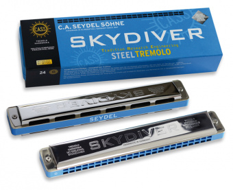 25480D Skydiver D Губная гармошка тремоло, Seydel Sohne от магазина Соло в Иркутске