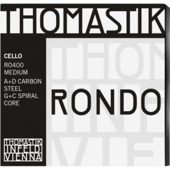 RO400 Rondo Комплект струн для виолончели размером 4/4, среднее натяжение, Thomastik от магазина Соло в Иркутске