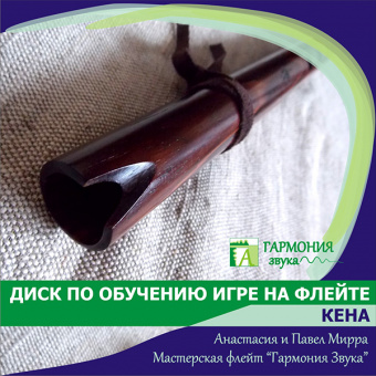 ГЗУД003 Учебник + диск с видеоуроками по Кене, Гармония Звука от магазина Соло в Иркутске