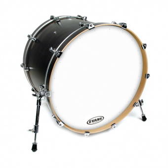 BD22RACW EQ1 Resonant Coated White Пластик для бас-барабана 22", резонансный, белый, Evans от магазина Соло в Иркутске