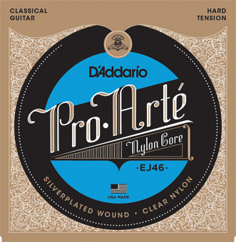 EJ46 PRO ARTE Струны для классической гитары нейлоновые Hard D`Addario от магазина Соло в Иркутске