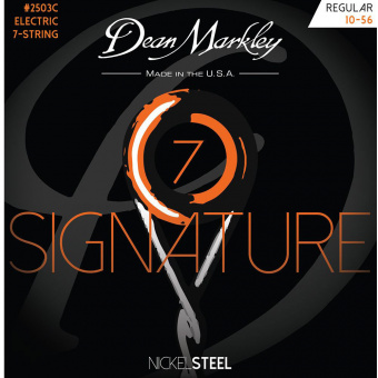 DM2503C Signature Regular Комплект струн для 7-струнной электрогитары, 10-56, Dean Markley от магазина Соло в Иркутске