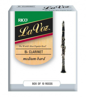 RCC10MH La Voz Трости для кларнета Bb, средне-жесткие (Medium-Hard), 10шт, Rico от магазина Соло в Иркутске