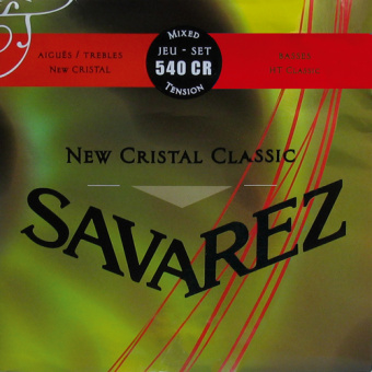 540CR New Cristal Classic Комплект струн для классической гитары, норм.натяжение, посеребр, Savarez от магазина Соло в Иркутске