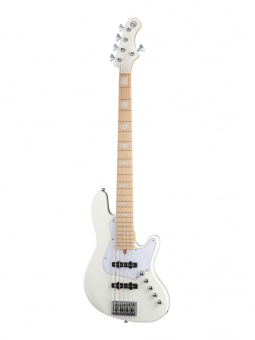 NJS5-WHT Elrick NJS Series Бас-гитара 5-струнная, белая, с чехлом, Cort от магазина Соло в Иркутске