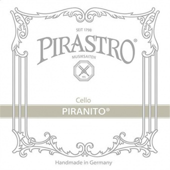635060 Piranito Комплект струн для виолончели размером 1/4 — 1/8, сталь, Pirastro от магазина Соло в Иркутске
