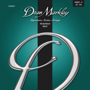 DM2605A Signature Nickel Steel Комплект струн для бас-гитары, никелированные, 50-110, Dean Markley от магазина Соло в Иркутске