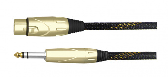 BXJ002-5M Кабель микрофонный, XLR female/6,35мм male, 5м, Soundking от магазина Соло в Иркутске