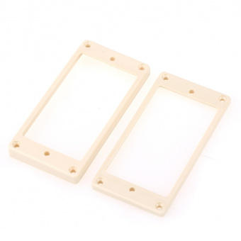 MX1588CM-MX1589CM Комплект рамок звукоснимателей (1+1), прямые, кремовые, Musiclily от магазина Соло в Иркутске
