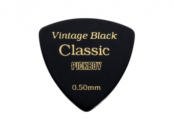 GP-04BL/05 Celluloid Vintage Classic Black Медиаторы 50шт, толщина 0.50мм, Pickboy от магазина Соло в Иркутске