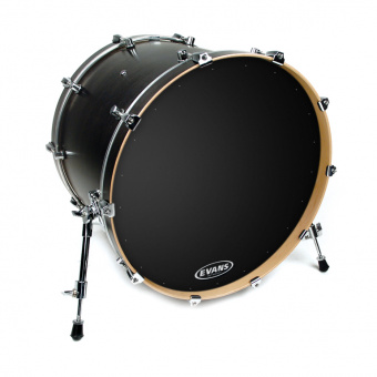 BD20RA EQ1 Пластик для бас-барабана 20", резонансный черный, Evans от магазина Соло в Иркутске