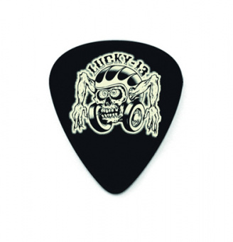 L16R1.00 Lucky 13 Helmet Skull Медиаторы 36 шт., толщина 1,0мм, Dunlop от магазина Соло в Иркутске