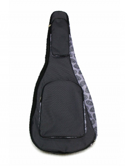 MZ-ChG-12-3grey/skull2 Чехол для гитары дредноут, MEZZO от магазина Соло в Иркутске