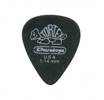 488P1.14 Tortex Pitch Black Standard Медиаторы 12шт, толщина 1,14мм, Dunlop от магазина Соло в Иркутске