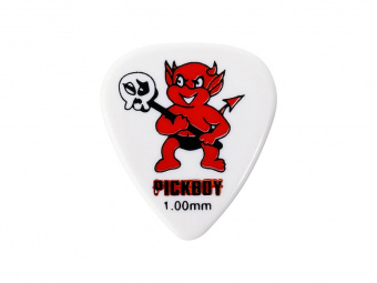 GP-211-4/100 Celltex Red Devil Медиаторы 50шт, толщина 1.0мм, Pickboy от магазина Соло в Иркутске